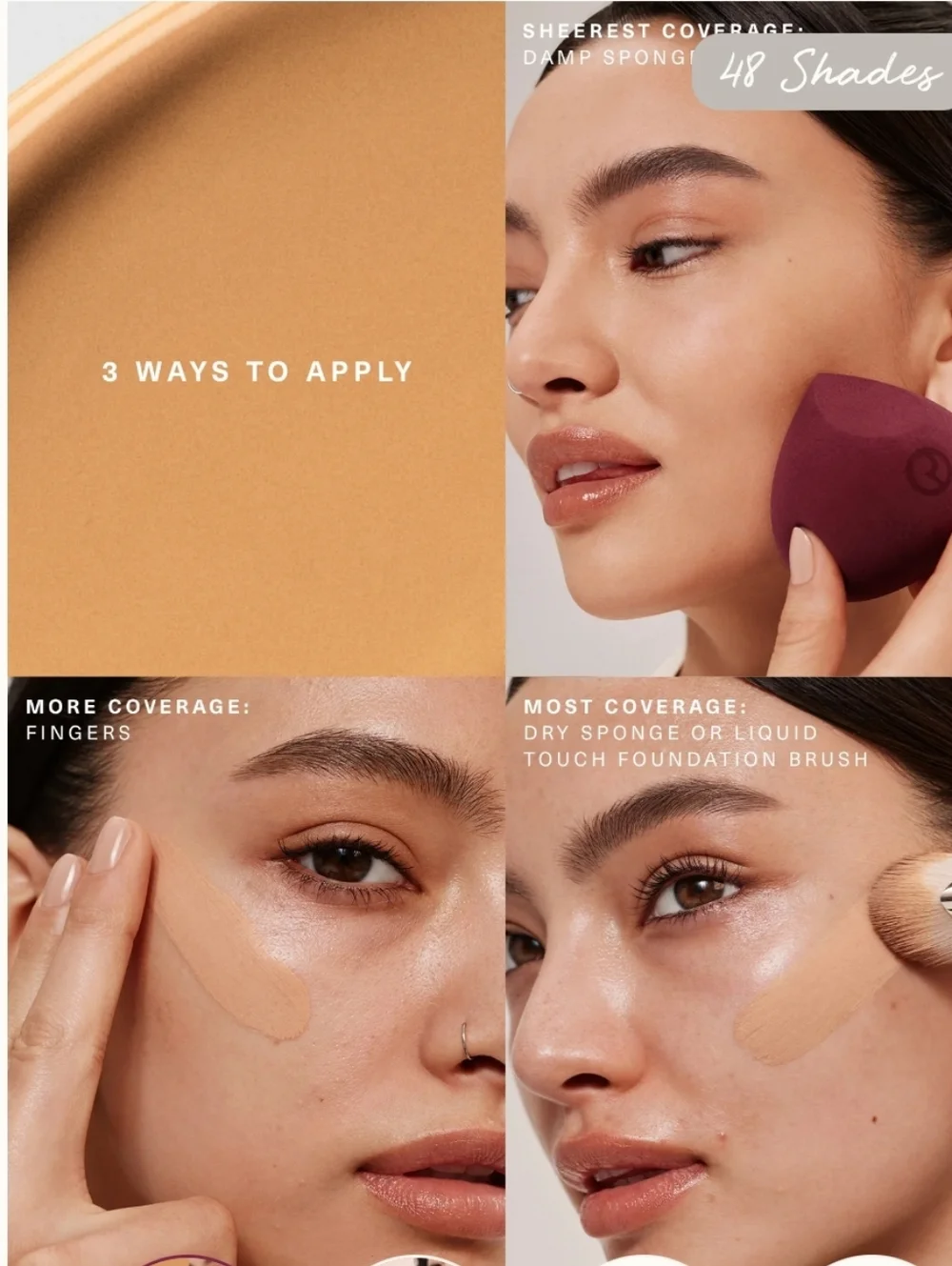 NIB RARE BEAUTY TRUE TO YOURSELF MATTE FOUNDATION PR BOX - Picture 9 of 15